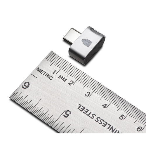 Kensington VeriMark Guard USB-C Fingerabdruckleser | Grau | FIDO2 plattformübergreifender Sicherheitsschlüssel