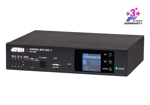 ATEN VK1200 Gateway/Controller - 1024 MB RAM, 8000 MB Flash Storage, Black