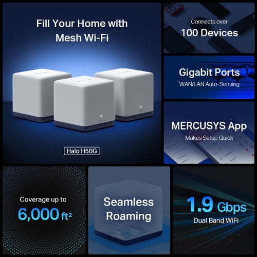 Mercusys Halo H50G (3-pack)
