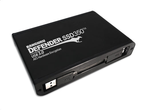 iStorage Kanguru Defender SSD350 2TB - FIPS 140-2 Certified Hardware Encrypted SSD