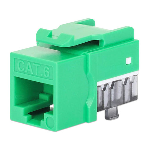 Keystone Module Intellinet 772143 10GBase-T RJ-45 IDC Flat Green