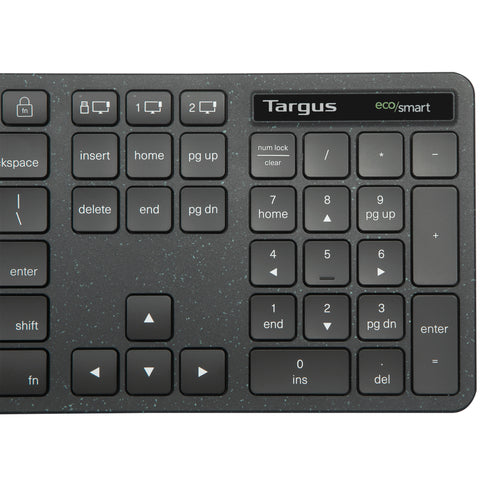 Targus AKM626USZ Kabellose Tastatur und Maus – Volle Größe QWERTZ, Bluetooth, Schwarz