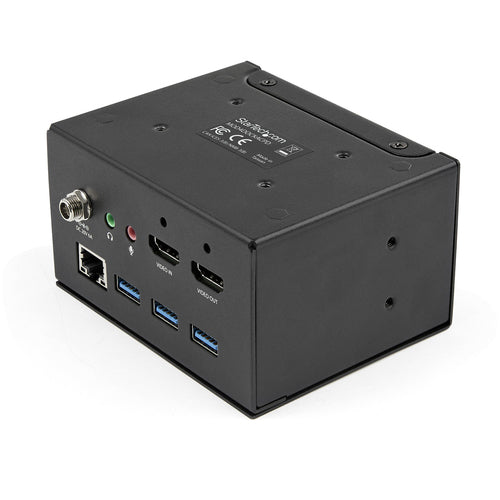 StarTech.com Konferenzraum-Dockingstation – USB-C, 60W PD, 4K HDMI, Schwarz