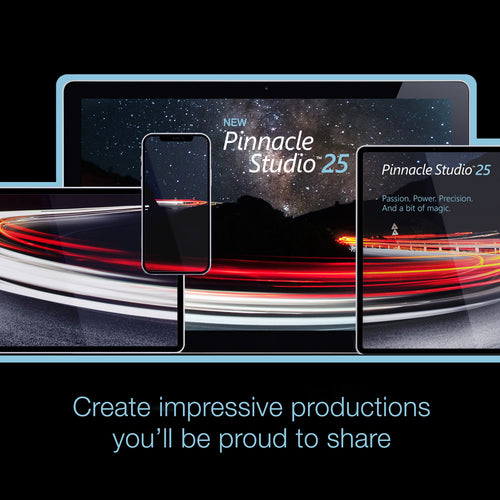 Pinnacle Studio 25 Standard Video Editor ESD für Windows 10