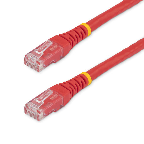 Cat6 Ethernet Kabel 0,6m Rot 650MHz 100W PoE RJ45 UTP Netzwerk-Patchkabel