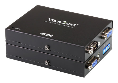 AV Extender ATEN VE170Q 300m Transmitter Receiver Schwarz