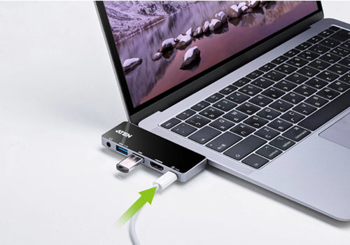 USB 3.2 Gen 1 Type-C Laptop-Dock mit 4K Ultra HD Unterstützung