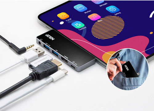 USB 3.2 Gen 1 Type-C Laptop-Dock mit 4K Ultra HD Unterstützung