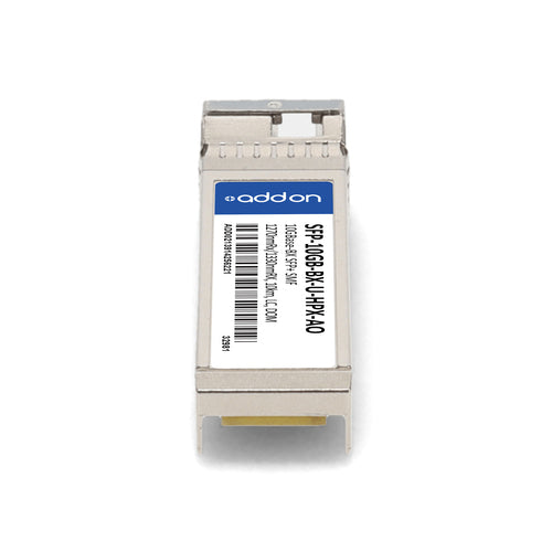 AddOn Networks SFP-10GB-BX-U-HPX-AO network transceiver module