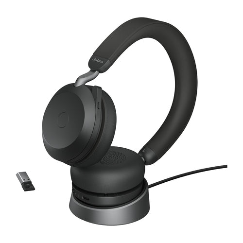Jabra Evolve2 75 USB-A UC Headset - Kabelgebunden & Kabellos - Schwarz