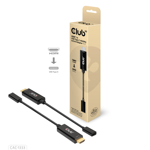 HDMI auf USB Typ-C 4K Aktiver Videoadapter 0,22m - CLUB3D