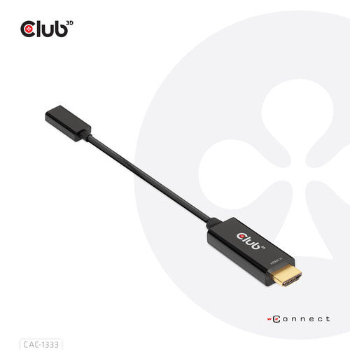 HDMI auf USB Typ-C 4K Aktiver Videoadapter 0,22m - CLUB3D
