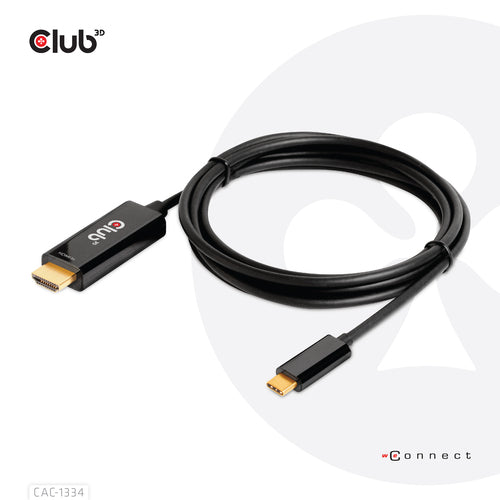 CLUB3D HDMI to USB Type-C Adapter - 4K60Hz Active Cable - 1.8m