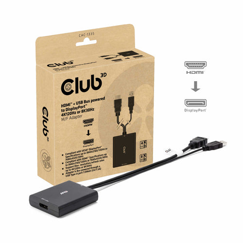 4K120Hz HDMI-Micro-USB-auf-DisplayPort-Aktivadapter 1m