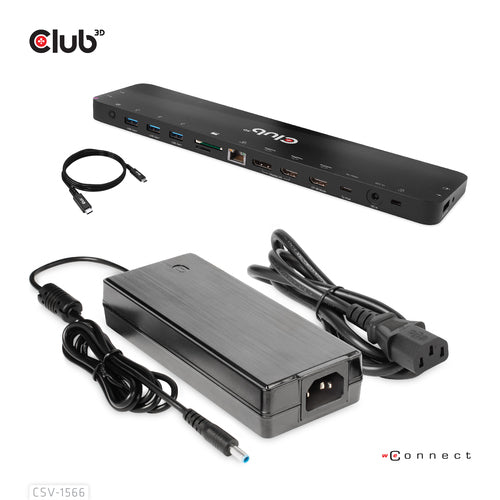 CLUB3D CSV-1566 laptop dock/port replicator