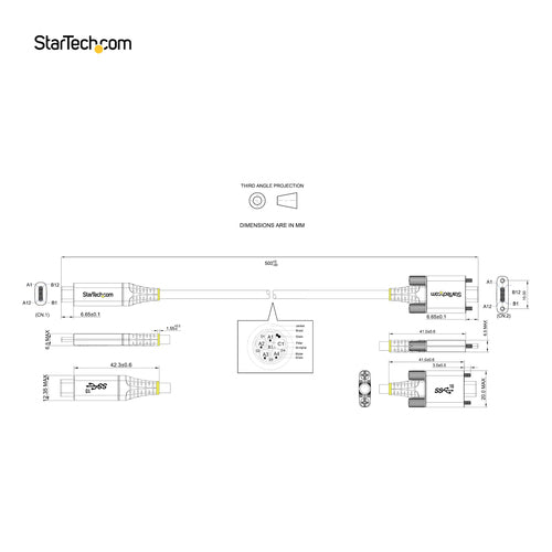 StarTech.com USB31CCSLKV50CM USB-Kabel