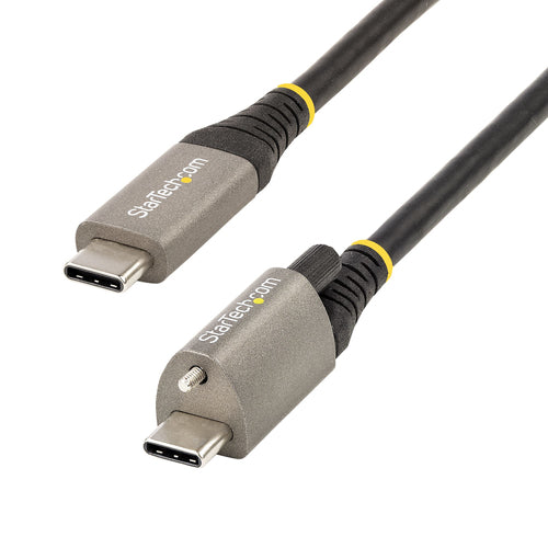 USB-C Cable 10Gbps Power Delivery 3ft Locking StarTech.com