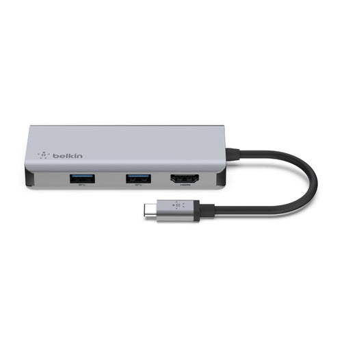 USB-C Dock Belkin PVC002BTSGY 4K Ultra HD Silver Wired Replicator
