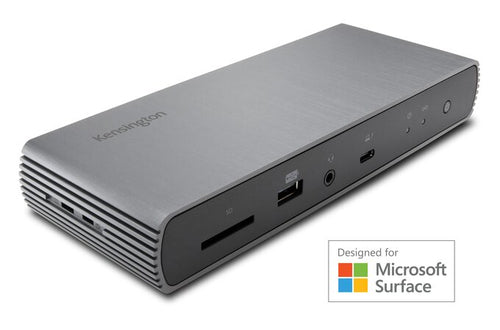 Kensington SD5750T Thunderbolt 4 Dockingstation - Kabelgebunden, 90W Power Delivery, 10/100/1000 MBit/s, Grau