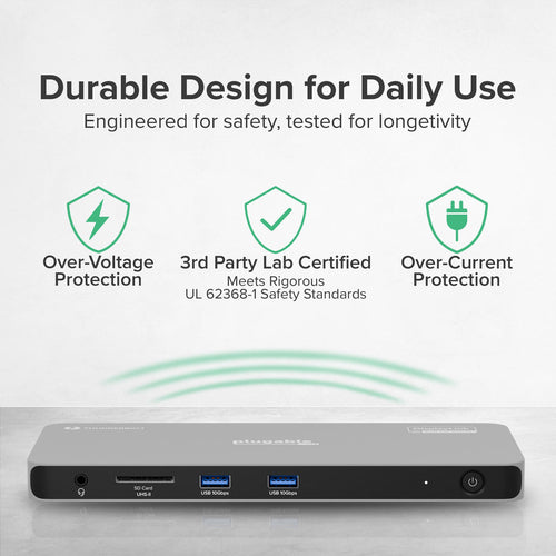 Plugable Technologies TBT-6950PD laptop dock/port replicator
