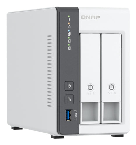 QNAP TS-216G-US NAS Tower Storage Server - Cortex-A55, 4 GB RAM, Weiß