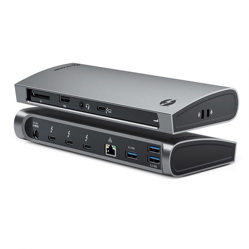 ALOGIC TB4D3TB Thunderbolt 4 Dock - Black, Wired, 1000 Mbit/s Speed