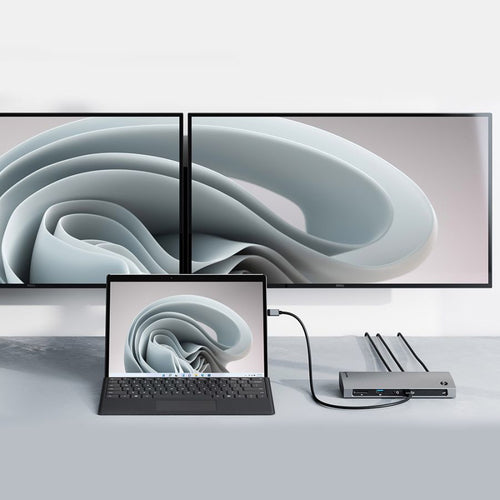 ALOGIC TB4D3TB Thunderbolt 4 Dock - Black, Wired, 1000 Mbit/s Speed