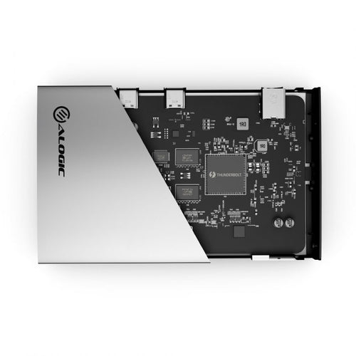 ALOGIC TB4H3TB Thunderbolt 4 Hub - 3840x2160 Resolution - USB 3.2 Gen 2 - Black/Grey