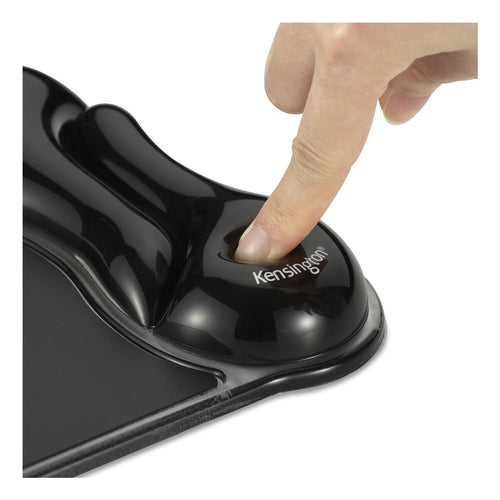 Kensington Gel-Mauspad mit Handballenauflage Schwarz Monochromatisch Rutschfeste Unterseite