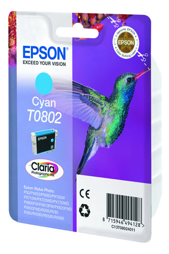 Epson Hummingbird T0802 ink cartridge