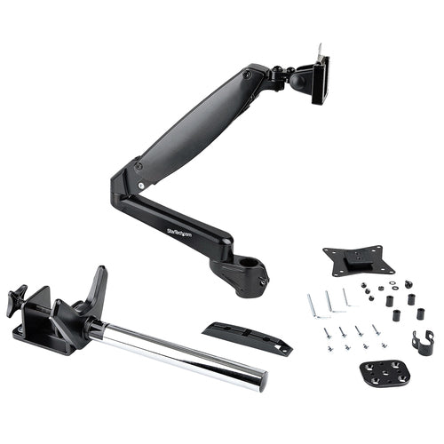 StarTech.com ARMPIVOTE2 Verstellbare Monitorhalterung - 32" bis 49" Displays - Schwarz - Schreibtischmontage