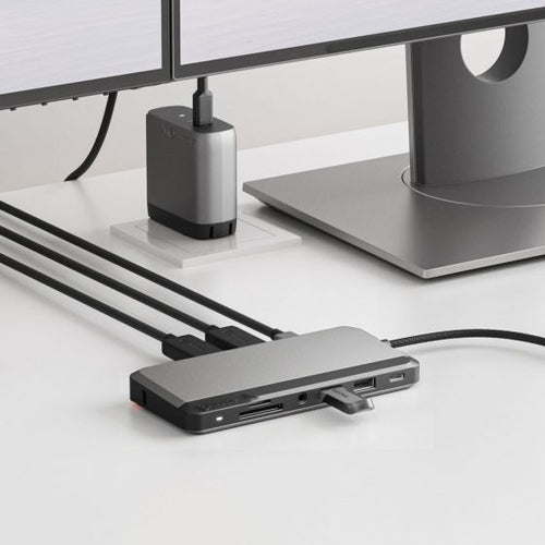 ALOGIC U1CSH-SGR USB Type-C Laptop Dock - 85W Power Delivery, Wired Connectivity