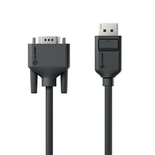 ALOGIC DisplayPort-zu-VGA-Adapter – 2 m Stecker auf Stecker – Elements-Serie
