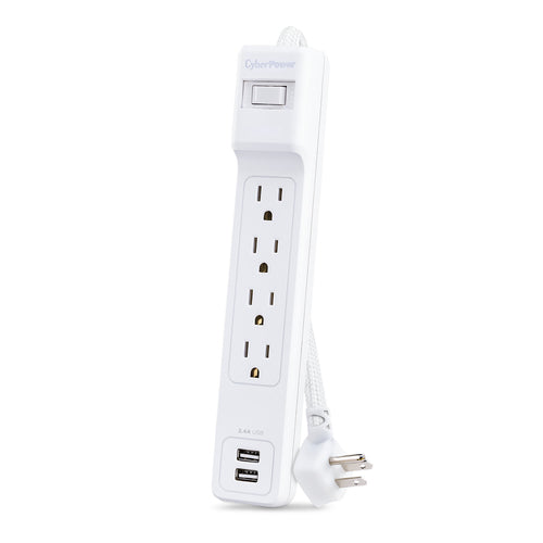 CyberPower Surge Protector 500J 4 AC Outlets NEMA 5-15P