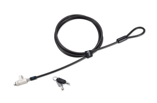 Kensington Slim N17 2.0 Kabelschloss, 1,8m, Karbonstahl, Keil-Schlüssel – Sicherheitsschloss