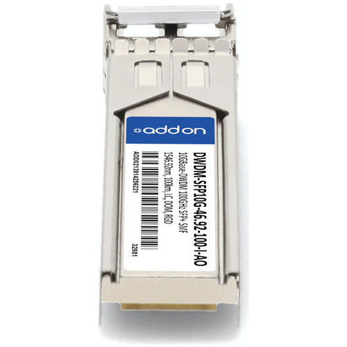 AddOn Networks DWDM-SFP10G-46.92-100-I-AO network transceiver module