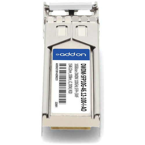 AddOn Networks DWDM-SFP10G-46.12-100-I-AO network transceiver module