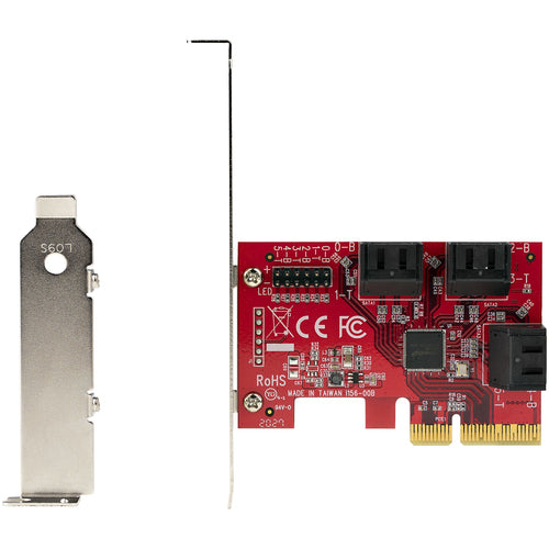SATA PCIe Expansion Card 6 Port 6Gbps Low/Full Profile