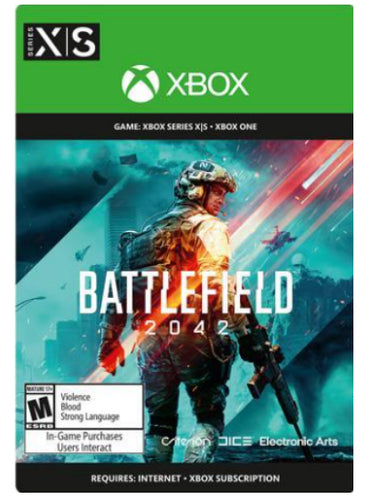 Battlefield 2042 Game for Xbox One Multiplayer Mode M Rating