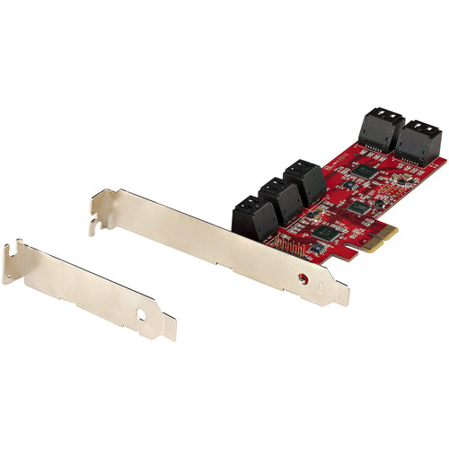PCIe SATA Expansion Card StarTech.com 10-Port 6Gbps ASM1062 Low/Full Profile