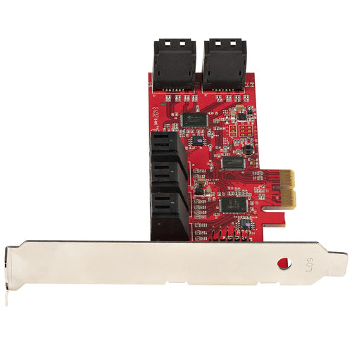 PCIe SATA Expansion Card StarTech.com 10-Port 6Gbps ASM1062 Low/Full Profile