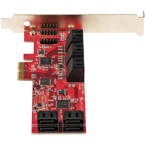 PCIe SATA Expansion Card StarTech.com 10-Port 6Gbps ASM1062 Low/Full Profile