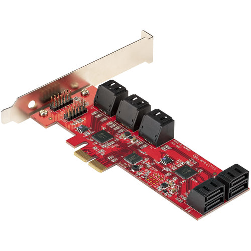 PCIe SATA Expansion Card StarTech.com 10-Port 6Gbps ASM1062 Low/Full Profile