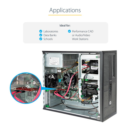 StarTech.com 2-Port PCIe-SATA-Erweiterungskarte – ASM1062R – 6 Gbit/s – Schnittstellenkarte