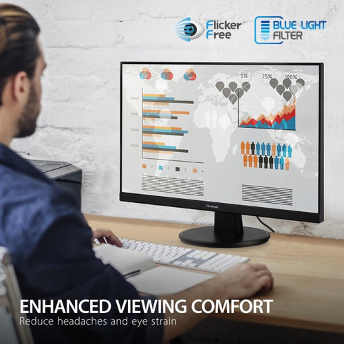 22 Zoll Full HD LED Computermonitor 1920 x 1080 5 ms Reaktionszeit