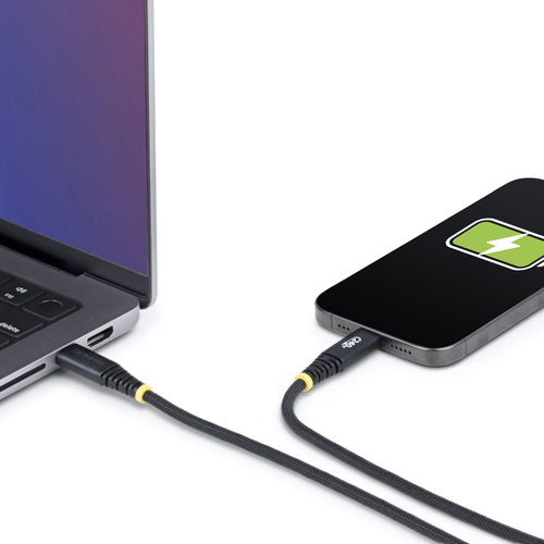 StarTech.com 3m USB-C Ladekabel – 240W Power Delivery – Robustes schwarzes Ladekabel