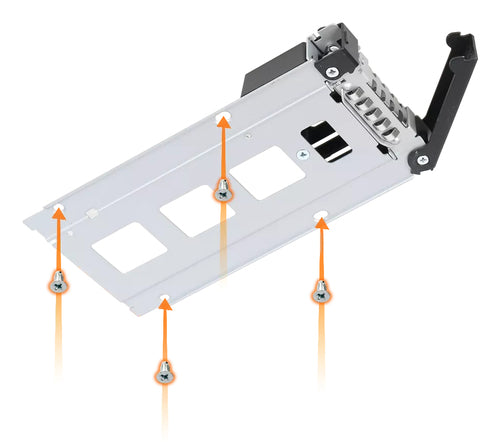 SSD Enclosure U.2 NVMe-oF Icy Dock MB601TP-B Black Silver