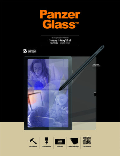 Samsung Galaxy Tab A8 Screen Protector Dry Application Scratch Shock Resistant