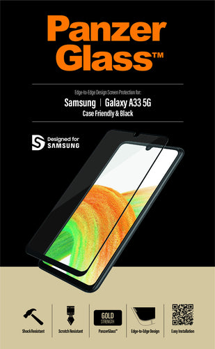 Screen Protector for Samsung Galaxy A33 5G Scratch Resistant Transparent Dry Application