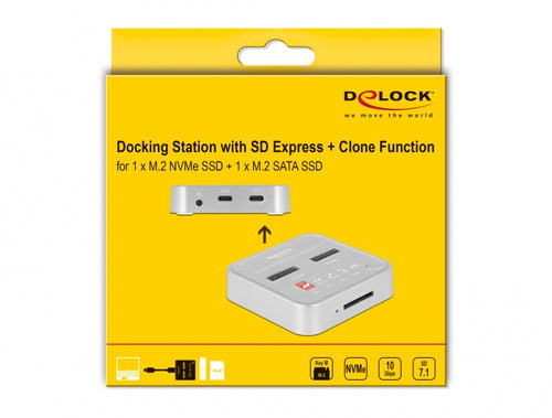 DeLOCK 64138 storage drive docking station